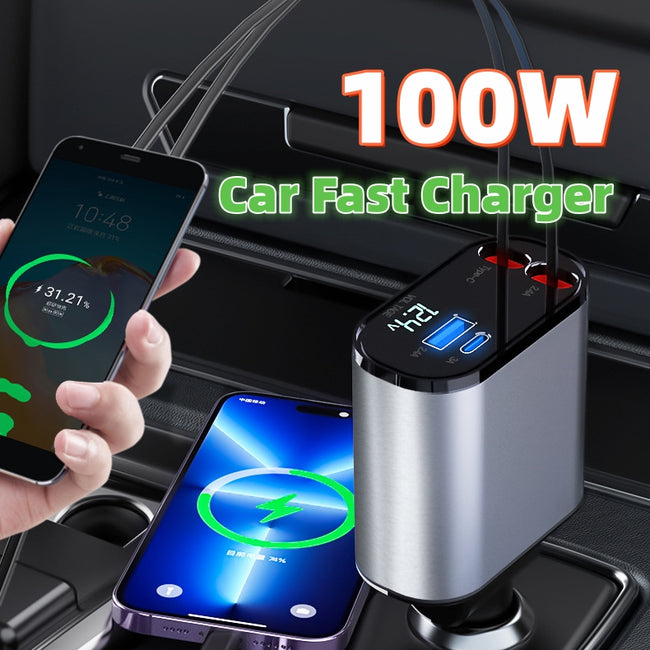 Foody Popz™ - Retractable Car Charger