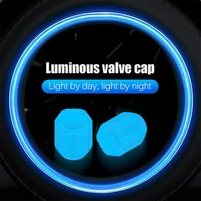 Foody Popz™ - Luminous Fluorescent Tyre Valve