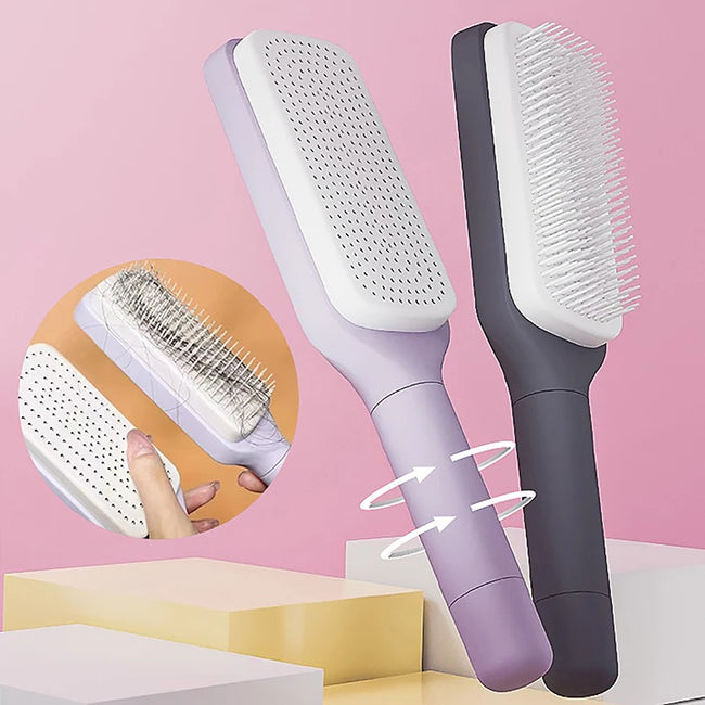 Foody Popz™ - Self-Cleaning Hair Brush