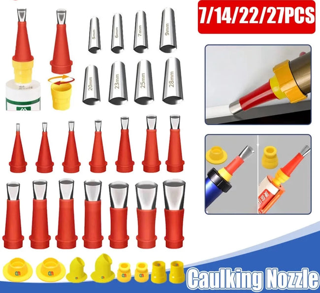 Foody Popz™ - Integrated Nozzle Set for Caulking